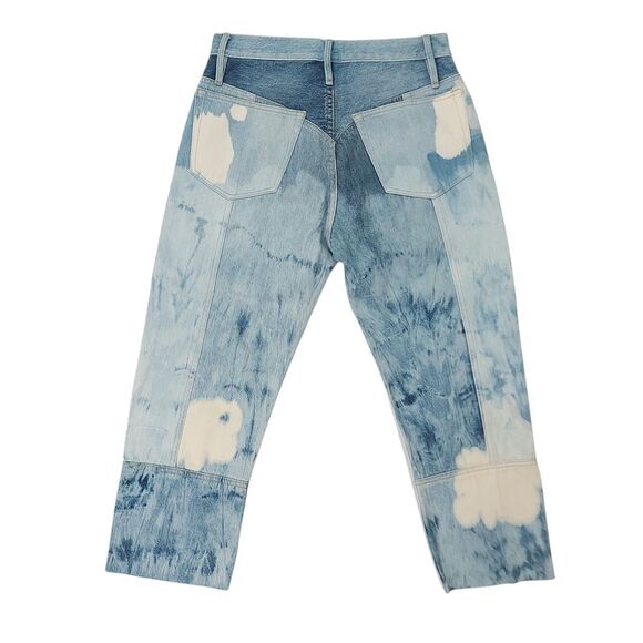 FRAME Le Original Bleached High Waist Jeans In Fresco Jeans Womens 26 Blue - Picture 6 of 12